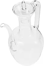 NOLITOY Clear Glass Teapot Elegant Kitchen Water Pitcher for Loose Green Tea Timeless Design Preserves Flavors Sophisticated Aesthetics Tea Collection