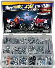 Specmoto CR Restoration Bolt Kit. Fits: Honda Steel Frame CR Model Series Dirt Bike (1985-UP) CR125 CR250 CR500