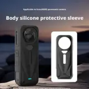 for Insta360 X5 Panoramic Camera Black Silicone Protective Cover WSD