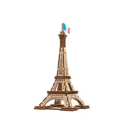 Ukraine Made Ugears Paris Eiffel Tower Wooden 3D Puzzle Mini Model Kit