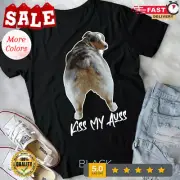 Aussie Shepherd Love Dog Australian Shepard Kiss My Auss T-Shirt Unisex T-shirt