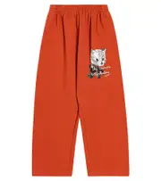 [The Animals Observatory] The Animals Observatory Cameleon cotton sweatpants Y 6 red
