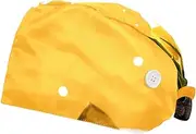 [WOSHJIUK] Working Hat 2 Pack Scrub Caps for Women,French Bull Dog and Spring Tulips,Tie Back Cap Adjustable Scrub Hat