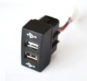 24V 12V Max 3A Outlet Double Dual USB Charger for Truck Mercedes Actros MP4