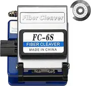 6S Optical Fiber Cleaver High precision stripping tool Fiber optic cable cutter Automatic tool return 16 cutting points 48000 times Cold joining Fiber cutting knife with 1pcs spare blade