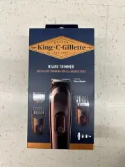 Hair Trimmer Shaver Men's Rechargeable Portable Clipper King C. Gillette Barber