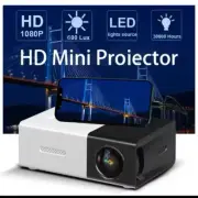 Clearance !!! HD 320x240p Mini LED Projector Support HDMI USB TF Home Audio