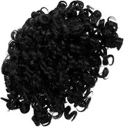 VINTORKY Wig Fake Hair for Masquerade Festival Curly Hair Funny Fake Hair Charming Fake Hair Fashionable Curly Hair Fake Hair for Holiday High Temperature Wire Black