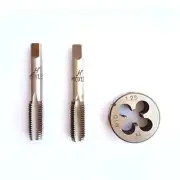 M10x1.25 Metric Hand Thread Tap And Die 1 Tapper Tap 1 Plug Tap 1 Round Die Righ