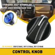 For 1999-2003 Dodge Ram 1500 2500 3500 AC HEATER TEMPERATURE CONTROL KNOB BUTTON