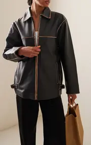 [Worn Vintage] Faded Leather Jacket