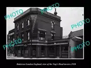 OLD POSTCARD SIZE PHOTO BATTERSEA LONDON ENGLAND THE NAGS HEAD TAVERN c1930