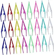 30Pcs Eyebrow Tweezers Portable Plastic Brow Trimming Tool for Makeup Grooming for Professional Home Use Eyebrow Shape Great present Option