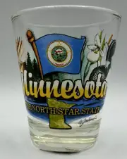 Shot Glass Minnesota The North Star State U.S.A. Collection NEW