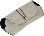 [VALICLUD] Elegant Leather Glasses Holder Large Capacity Cover Bag for Frame Sizes Safe Easy to Carry Random