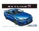 【上士】缺貨 青島 1/24 #08 日產 Skyline BNR34 GT-R V-spec II '02 05858