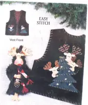The Elk's Club Moose Fur Coat Stuffed Animal Wall Hanging & Applique Pattern