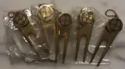 5 Oppenheimer Golf Ball MarkerDivot Tool w/Clip