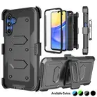 For Samsung Galaxy A15 A14 5G A03s Belt Clip Holster Case Screen Protector Cover