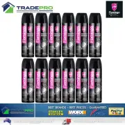 12x Rubberised Undercoat Spray 500ml Black Car Auto Boat Rust Stop Flamingo