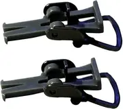 Set of 2 Train Couplers for Model Railways, 0.71inch Parts for 1:87 Locomotives