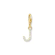 Buy Charm Pendant letter J gold plated by Thomas Sabo online - THOMAS SABO Australia