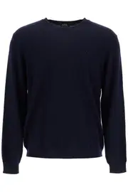[A.P.C.] Wool Crewneck Pullover S Blue