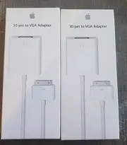 Genuine Apple A1368 MC552ZM/B 30 Pin To VGA Adapter