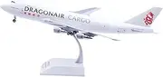 Pre-Built Model Aircraft for Hong Kong Dragon Airlines B747-200F B-KAD Diecast Airplane Model 1:200 Scale – 35cm Finished Aircraft Replica Miniature Airplane Model