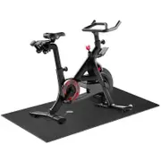 Bike Mat Non-Slip Sweat-Proof Exercise Bike Treadmill Mat for Hardwood Floors or Carpet 6mm Thickness