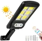 1x Solar Street LED Light Motion Sensor Remote Outdoor Garden Yard Flood Down...