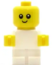 LEGO The LEGO Ninjago Movie Minifigure Baby - White Body, Yellow Hands (Genuine)