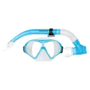 Mirage Watersports Adult Silitex Mask & Snorkel Set Blue