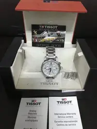在飛比找Yahoo!奇摩拍賣優惠-Tissot天梭計時功能石英錶