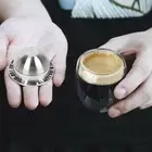 230ml Coffee Capsule Filter W/ Brush Spoon Stainless Steel For Nespresso Vertuo