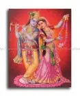 Lord Krishna Radha poster 8x10" print room design ideas for bedrooms