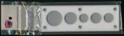 Capital Plastics #11 WHITE Blank Proof Set Coin Holder - 5 holes 50 cent-1 cent