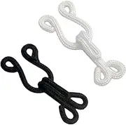 40 Sets Large Covered Sewing Hooks & Eye Closure Jewelry Books Crafts and More, 38mm(1-1/2 Inch)