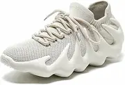 [LEE COOPER] Men's Volcanic Bottom Fashion Breathable Mesh Casual Shoes Convenient Stocking Mouth All-in-one Molded Soles Height Relief Suitable for Daily Shopping Can be Paired with a Variety of Clothes