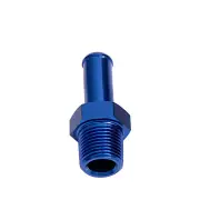 Aeroflow Brand Male NPT To Barb Straight Adapter 1/8"To 1/4" Blue