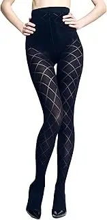[SENTELEGRI] Mega beautiful semi opaque patterned tights 40 Denier 3D