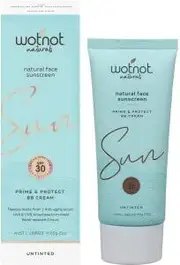 Wotnot Natural Face Sunscreen 30 SPF Untinted BB Cream 60g