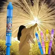 Firework Water Guns, Firework Water Squirter Gun, Romantic Firework Style Water Spray Toy for Couples, High Pressure Pull-Out Sprinkler Spray Toys, Romantic Atmosphere (Blue)