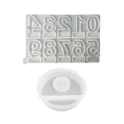 Holder Silicone Number Candlesticks Resins Molds Castings