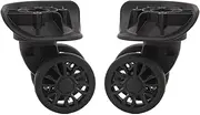 [gernie] Luggage Wheels Replacement, 2pcs Swivel Luggage Suitcase Wheels Universal Suitcase Casters, Luggage Wheel Spare Part for Repairing, Strong Practicality, Easy to Install