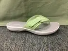 New Women’s Clarks Cloudsteppers Brinkley Jazz Flip Flops in Light Green size 10