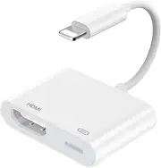 HDMI Adapter, Digital AV Adapter, HDMI Digital AV Adapter, Video Audio Sync Hronising Screen HDMI Cable Connector to TV/HDTV/Monitor for HD TV/Projector/Monitor