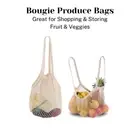 2 Cotton Net Reusable Produce Shopping, Potato Onion Storage Bags (2)
