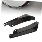 2Pcs Car Universal Rear Bumper Lip Diffuser Splitter Canard Protector Black