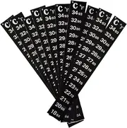 Aquarium Temperature Strip | Portable Adhesive Temperature Strip, Reusable Brewing Temp Sticker, Temperature Measuring Strips for Accurate Fish Tank